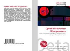 Buchcover von Ophélie Bretnacher Disappearance