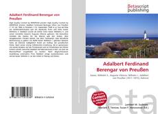Copertina di Adalbert Ferdinand Berengar von Preußen
