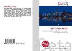 Von Ormy, Texas kitap kapağı