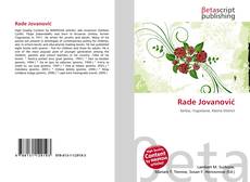 Buchcover von Rade Jovanović