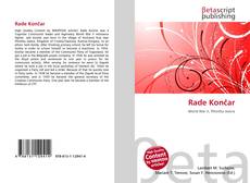 Buchcover von Rade Končar