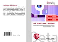 Buchcover von Von Mises Yield Criterion