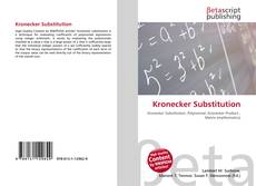 Buchcover von Kronecker Substitution