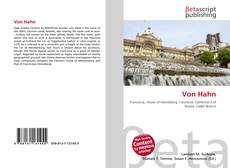 Capa do livro de Von Hahn 