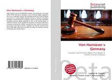 Von Hannover v Germany的封面