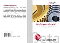 Buchcover von Von Neumann Entropy
