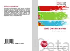 Portada del libro de Sacra (Ancient Rome)