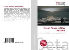 Couverture de Ocean Power in New Zealand