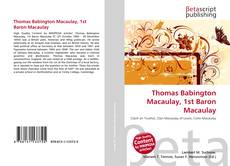 Bookcover of Thomas Babington Macaulay, 1st Baron Macaulay