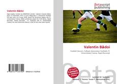 Portada del libro de Valentin Bădoi