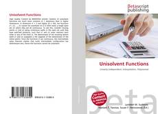 Couverture de Unisolvent Functions