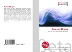 Couverture de Rules of Origin