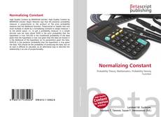 Couverture de Normalizing Constant