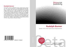 Обложка Rudolph Bunner