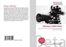 Capa do livro de Witness (1985 Film) 