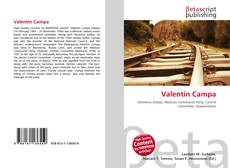 Portada del libro de Valentín Campa