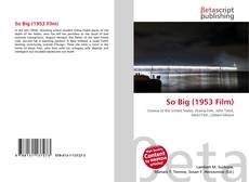 Portada del libro de So Big (1953 Film)