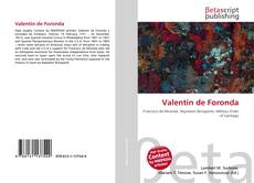 Copertina di Valentin de Foronda