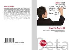 Couverture de How to Solve It