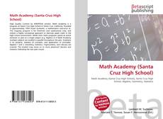 Capa do livro de Math Academy (Santa Cruz High School) 