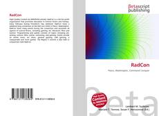 Capa do livro de RadCon 