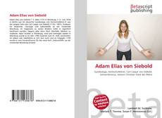 Couverture de Adam Elias von Siebold