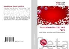 Couverture de Sacramental Matter and Form