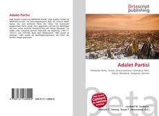 Adalet Partisi kitap kapağı
