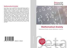 Portada del libro de Mathematical Anxiety