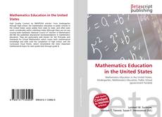 Couverture de Mathematics Education in the United States