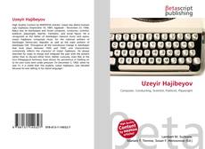Uzeyir Hajibeyov kitap kapağı