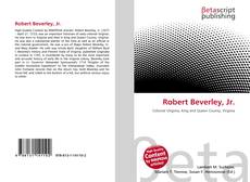 Buchcover von Robert Beverley, Jr.