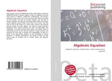 Portada del libro de Algebraic Equation