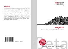 Portada del libro de Vargotah