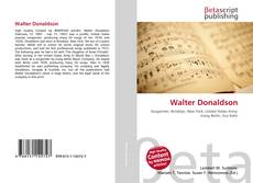 Portada del libro de Walter Donaldson