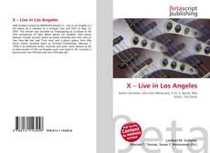 Portada del libro de X – Live in Los Angeles
