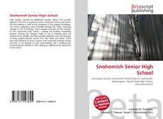 Buchcover von Snohomish Senior High School