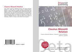 Bookcover of Clausius–Mossotti Relation
