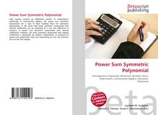 Portada del libro de Power Sum Symmetric Polynomial