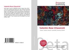 Portada del libro de Valentin Rose (Classicist)
