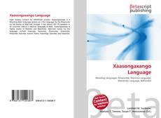 Portada del libro de Xaasongaxango Language