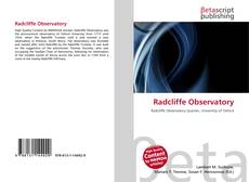 Buchcover von Radcliffe Observatory