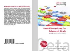 Buchcover von Radcliffe Institute for Advanced Study