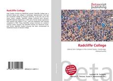 Copertina di Radcliffe College