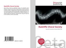 Capa do livro de Radcliffe Choral Society 