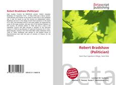 Portada del libro de Robert Bradshaw (Politician)