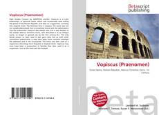 Buchcover von Vopiscus (Praenomen)