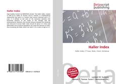 Haller Index kitap kapağı