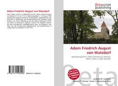 Adam Friedrich August von Watzdorf的封面