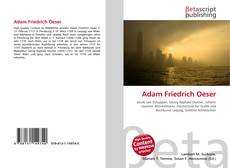 Portada del libro de Adam Friedrich Oeser